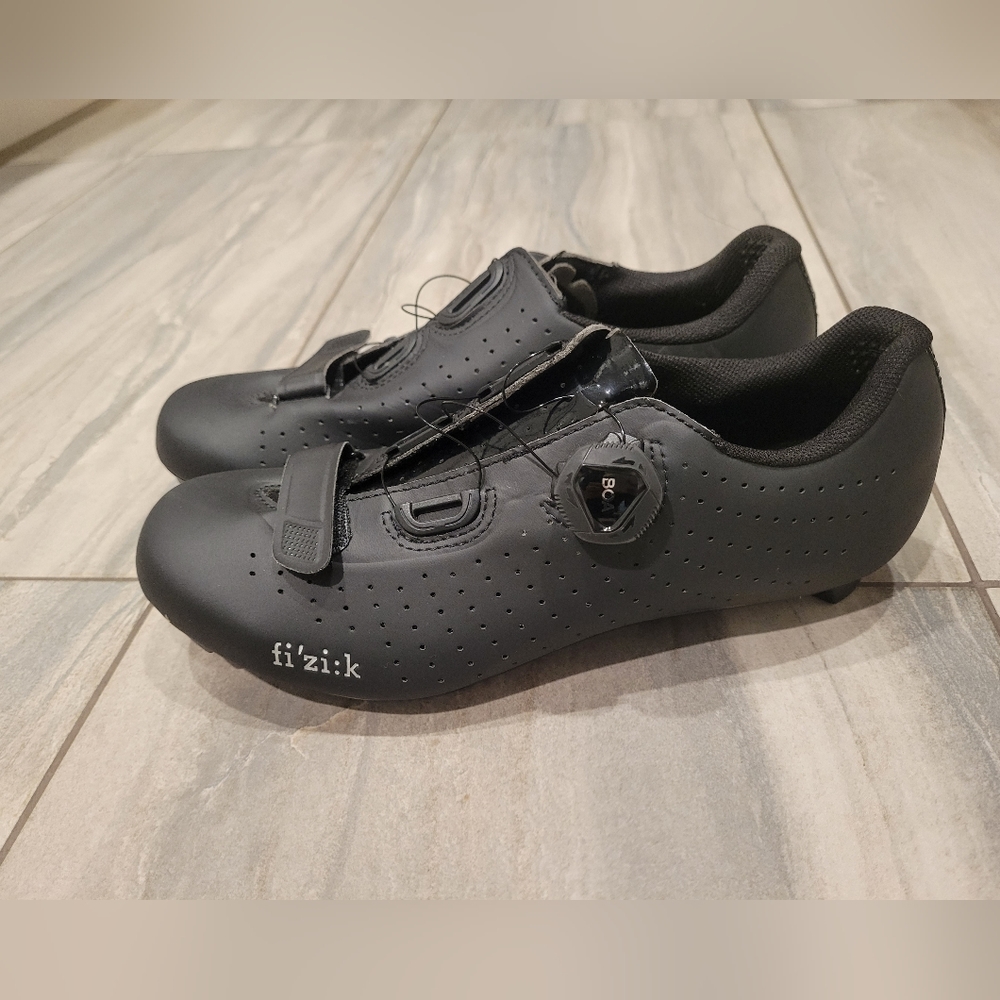 Fizik Tempo R5 Overcure Black Road Cycling Shoes Size 7.5M/9W- Great Condition